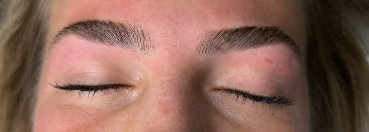 After Eyebrow Waxing treatment